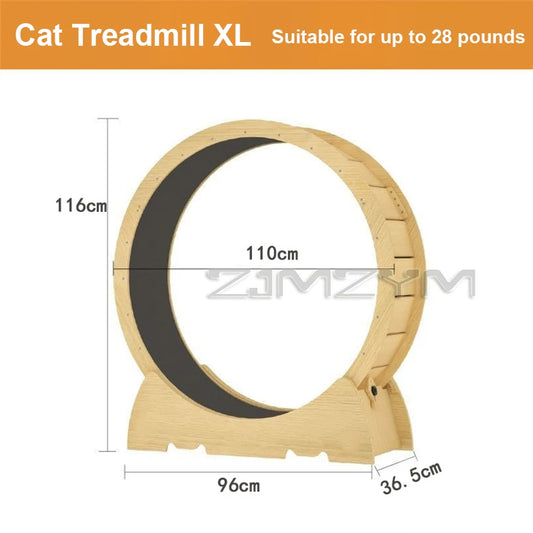 Pet Cat Treadmill Integrated Roller Pet Toys Supplies Cat Exercise Climbing Frame Silent Pet Fitness Anti Pinch Running Wheel