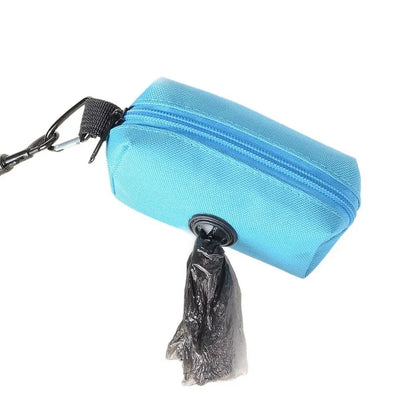 Oxford Dog Poop Bag Dispenser with Metal Buckle Pick-Up Bags Holder Garbage Storag Box Leakproof Pet Waste Bag Carrier