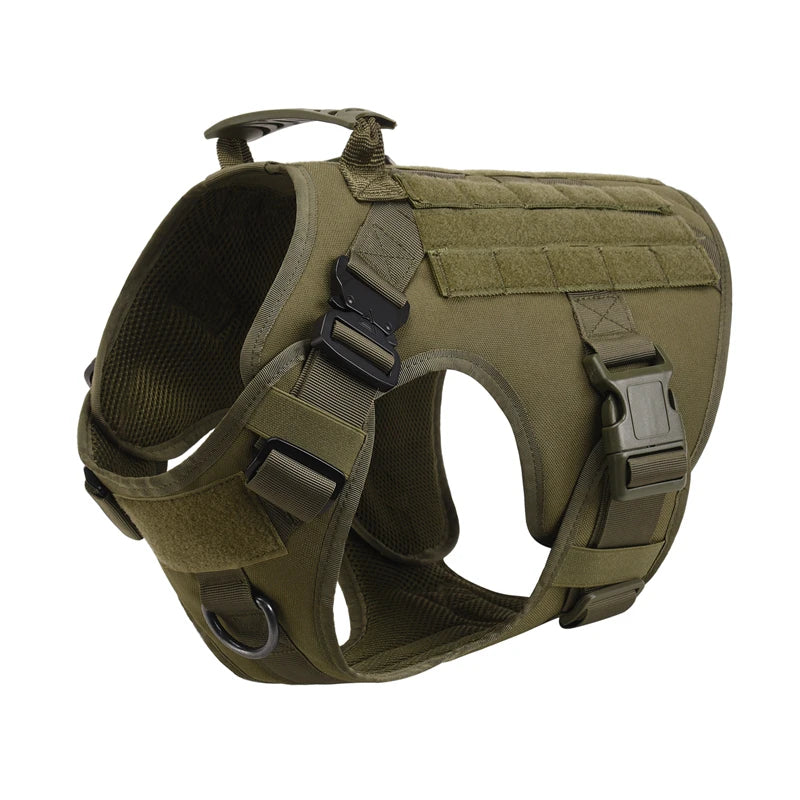 Tactical Military Vest Pet German Shepherd Golden Retriever Tactical  Training Dog Harness and Leash Set For All Breeds Dogs