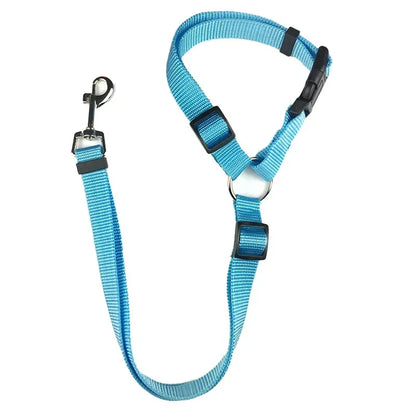 1pc Pet Dog and Cat Seat Belt Car Headrest Restraint Adjustable Safety Rope Car Seat Belt Dog Accessories for Small Dogs