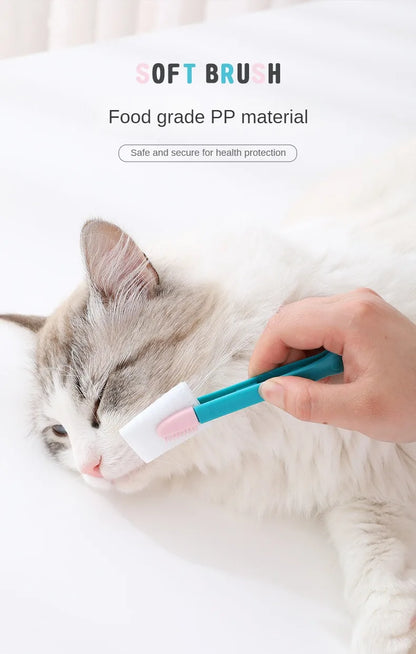 Pet Grooming Tools Cat Eyes Comb Pet Tear Stain Remover Comb Cleaning Brush for Small Cat Dog