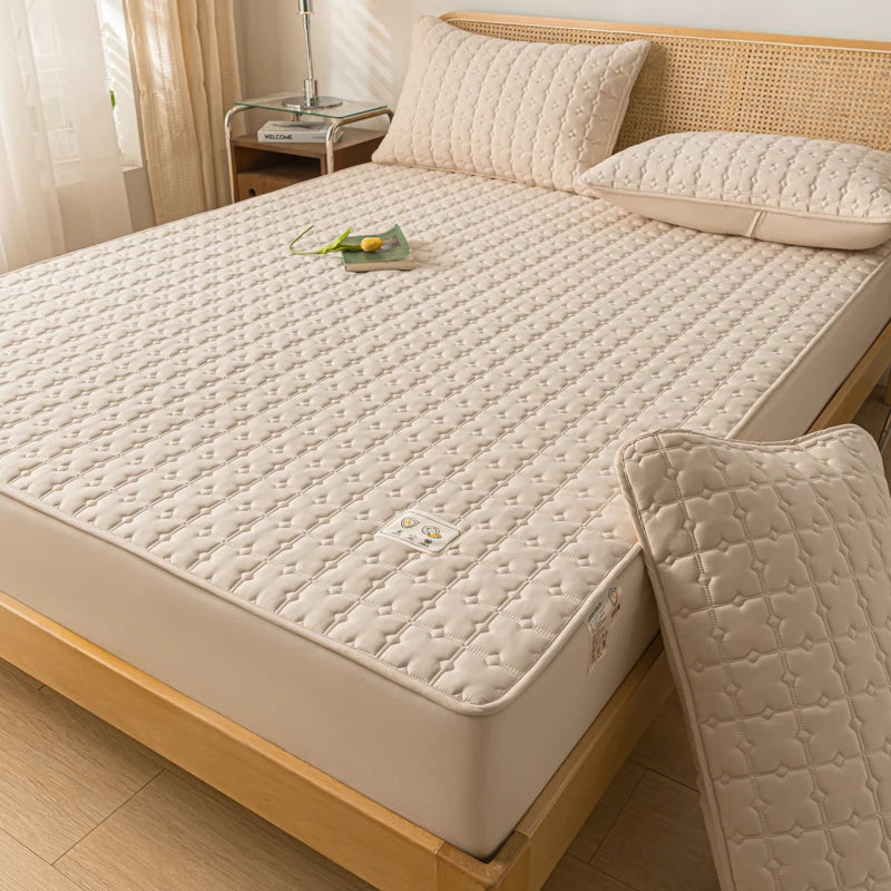 A-Class Waterproof and Antibacterial Mattress Protect Cover- Ultra Soft, Hypoallergenic, Ensure a Cozy and Safe Night's Sleep