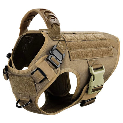 Military Large Dog Harness Training Pet Vest for French Bulldog German Shepherd Malinois Tactical Harnesses For Dogs Accessories