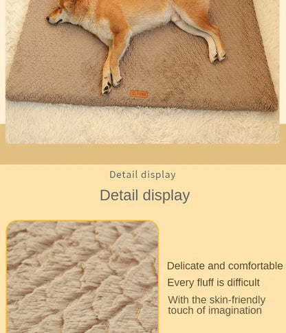 Pet Dog Mat Cushion Big Puppy Wear resistant Waterproof Mat House Medium Large Bed Dog Padding Accessories Supplies Sofa Carpet