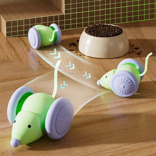 Pet toys Interactive Cat Toy Electric Mouse Car - Automatic Teaser with Intelligent Obstacle Avoidance Pet Products