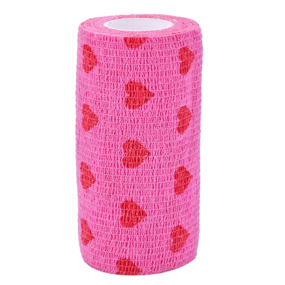 2/5/10Pcs Self-adhesive Elastic Bandage for Pet Dog Cat Leg Cover Protector Strap Medical Bandage Non-woven Cohesive Bandage