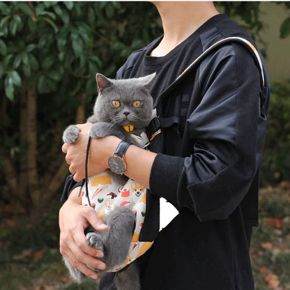 Adjustable Cat Carrier Bag Pet Double Shoulder Backpack Portable Bag Outdoor Travel Camping Hiking Cat Bag Dog Bag