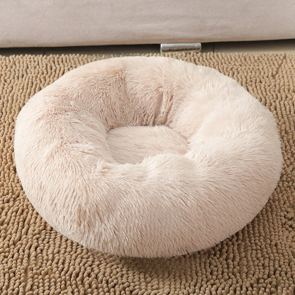 Round Cat Beds House Soft Long Plush Best Pet Dog Bed For Dogs Basket Pet Products Cushion Cat Bed Cat Mat Animals Sleeping Sofa