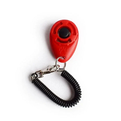 1Pcs Training Clicker Various Style Pet Cat Dog Click Trainer Aid Adjustable WristStrap Sound Key Chain Dog Repeller Pet Product