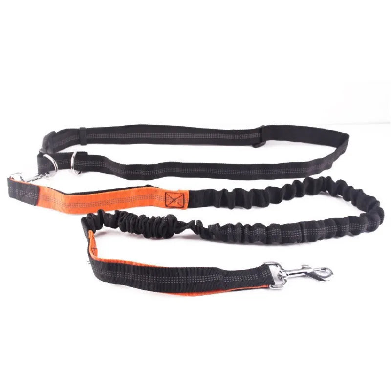 Hand Free Dog Leash for Pet Walking Running Jogging Adjustable Dog leash Waist Belt Chest Strap Traction Rope Dog Accessories