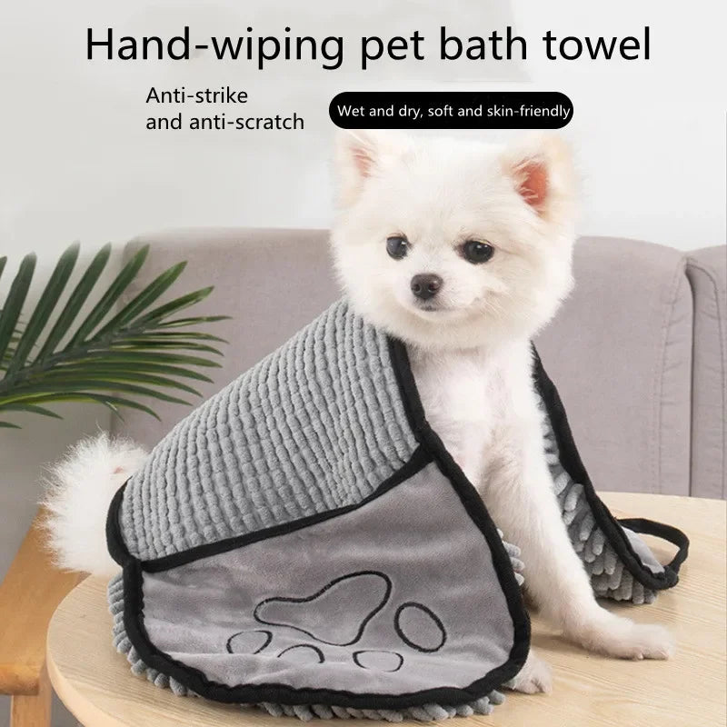 Super Absorbent Pet Bath Towel-Quick-Dry for Dogs & Cats - Ideal for Grooming and Bathing-Large Size for Fast Drying Pet Towel