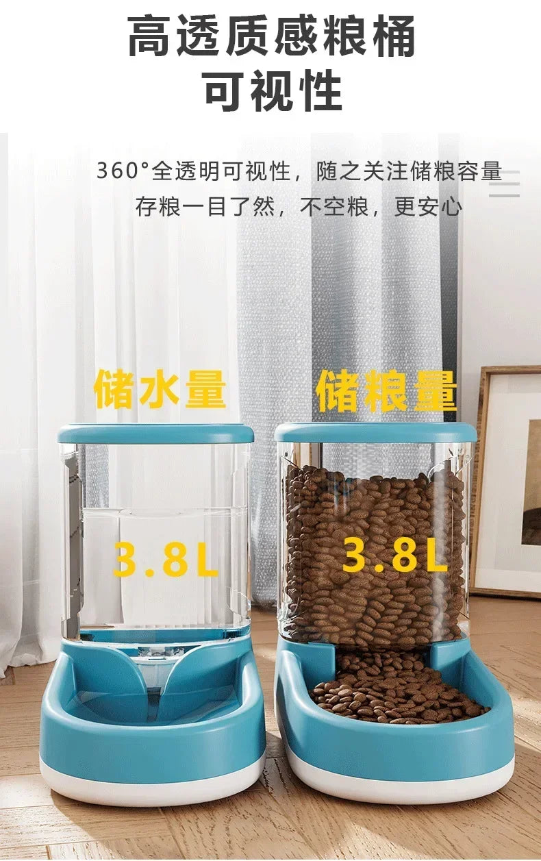 Dog Water Dispenser Cat Automatic Pet Feeder Dog Water Feeding Cat Drinking Water Flowing Water without Inserting Electric