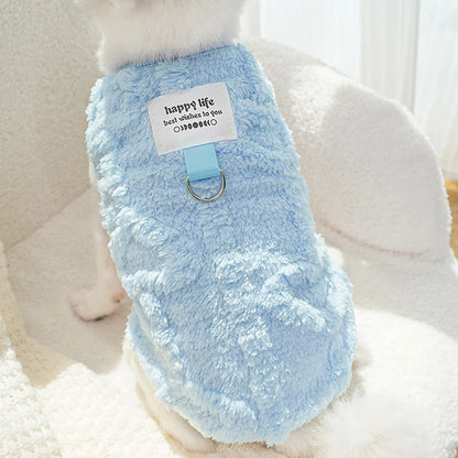 dogs wear, Winter Pet Dogs Jacket Warm Clothes Soft For Small Medium Puppy Cat Plush Vest Chihuahua Teddy Sweater Clothes Pet Accessories