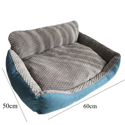 New All Seasons Gold Retriever Dog Bed Large Dog Sofa with Detachable Washable Mat Winter Warmth Dog Mat for Large Dogs Dog Beds