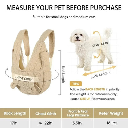 Pet Carrier Bag Front Cat Dog Carrier Breathable Waterproof and Wind Winter Warm Portable Backpack Cross Shoulder Strap Comfront