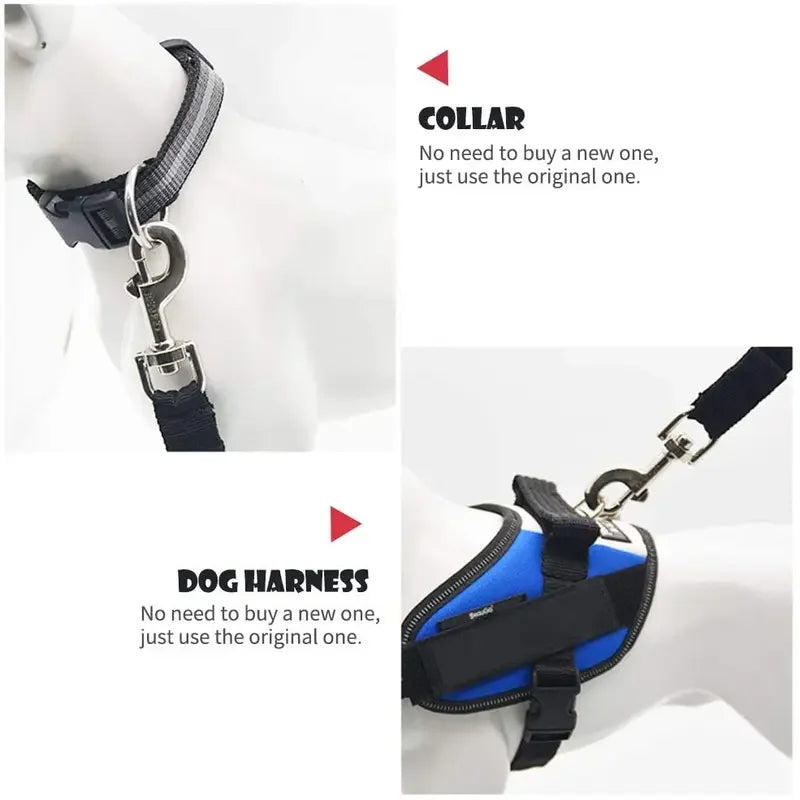 Adjustable Pet Car Seat Belt Pet Seat Vehicle Dog Harness Lead Clip Safety Lever Traction Dog Collars Dog Accessoires