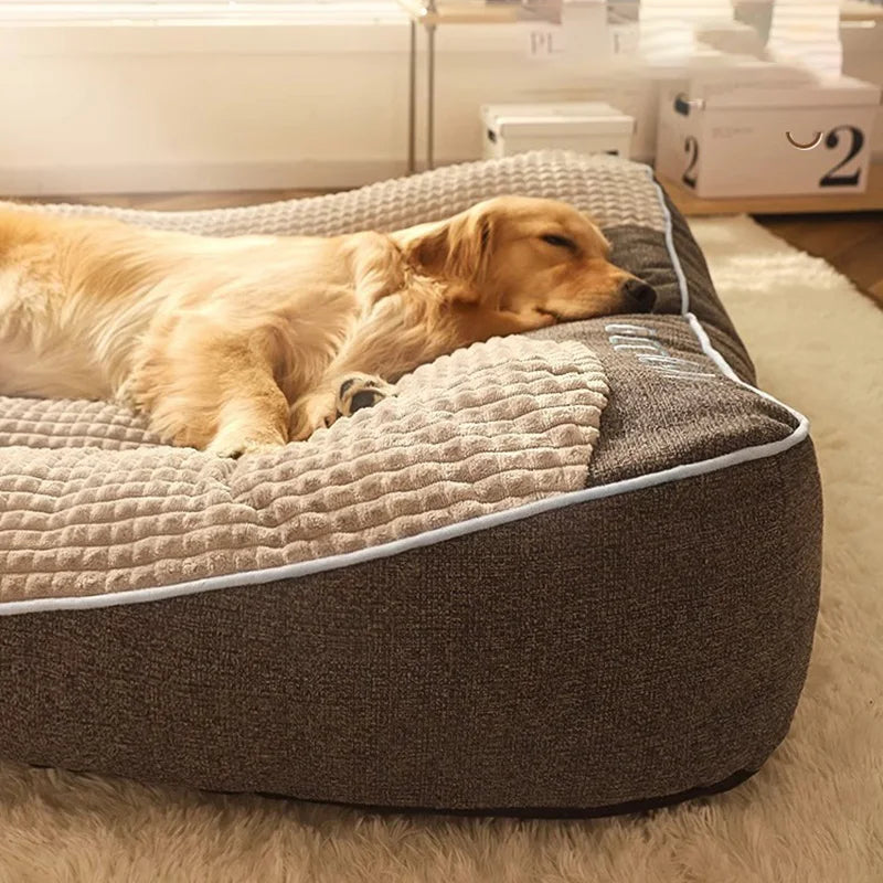 Large Space Pet Dog Bed Soft Warm Pet Nest Kennel for Small Medium Large Dogs Removable Pet Sleeping Sofa Bed Pet Accesories