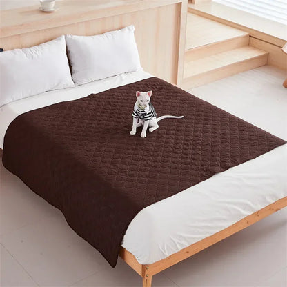 Plaid Bedspread Mattress Cover on The Bed Breathable Kids Pets Mattress Protector Covers Dog Cats Bed Mat Beds Sheet Pad