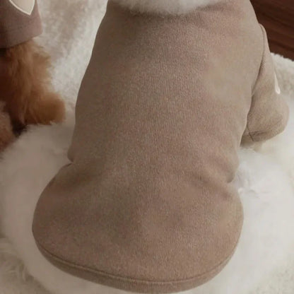 Love Winter Warm Pet Dog Clothes Base Shirt Cute Love Bear Teddy Yorkshire Hoodie Cat Pet Warm Clothes Designer Puppy Clothing