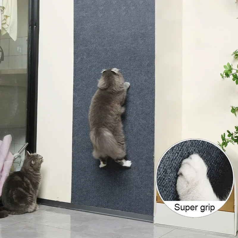 Self-Adhesive Carpet Cats Scratch Board Wall Anti Cat Scratch Sofa Diy Cats Scratch Board Sofa Protection Paws Sharpen Trimmable