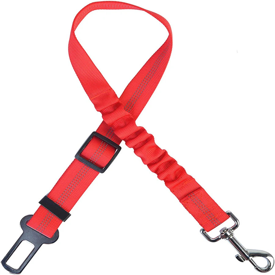 Pet supplies, car seat belts, dog leashes, retractable cushioning, elastic reflective safety ropes, dog leashes