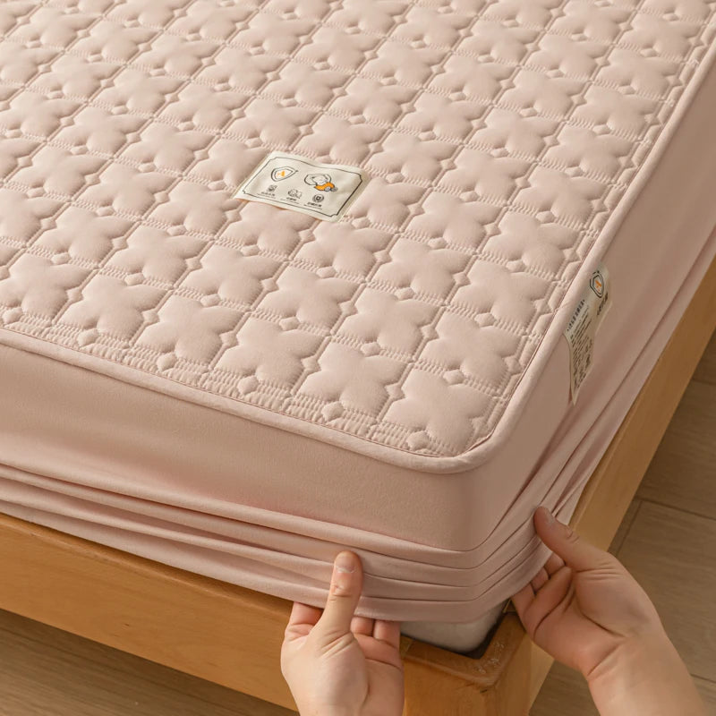 A-Class Waterproof and Antibacterial Mattress Protect Cover- Ultra Soft, Hypoallergenic, Ensure a Cozy and Safe Night's Sleep