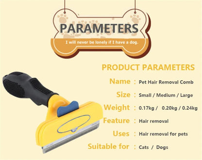 Pet Cat Hair Removal Combs Pet Grooming Brush Dogs Cats Hair Shedding Massage Combs Cat Hair Remover Cleaning Grooming Cat Brush