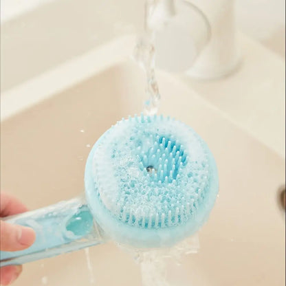 New Kitten Brush Pet Bath Brush Cleaning Brushes Long Handle Shower Brush Pet Supplies Cat Dog Pet Grooming Comb for Pet