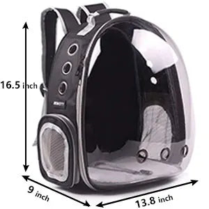 Pet Carrier Backpack Cat Carrier Shoulder Bag For Cats Breathable Cat Backpack Portable Transparent Space Capsule Pet Bag