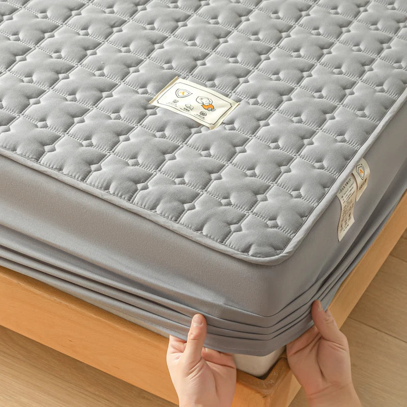 A-Class Waterproof and Antibacterial Mattress Protect Cover- Ultra Soft, Hypoallergenic, Ensure a Cozy and Safe Night's Sleep