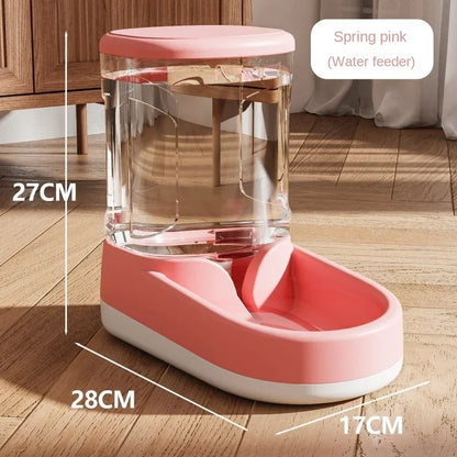 Dog Water Dispenser Cat Automatic Pet Feeder Dog Water Feeding Cat Drinking Water Flowing Water without Inserting Electric