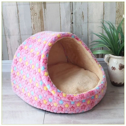 Pet Dog House Warm Dog Bed Kennel Soft Puppy Cushion Cat Nest Dogs Basket Chihuahua Teddy Bed For Small Medium Dogs Pet Supplier