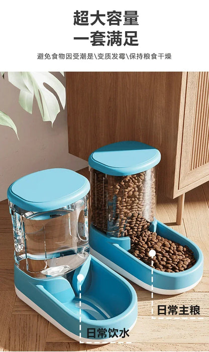 Dog Water Dispenser Cat Automatic Pet Feeder Dog Water Feeding Cat Drinking Water Flowing Water without Inserting Electric