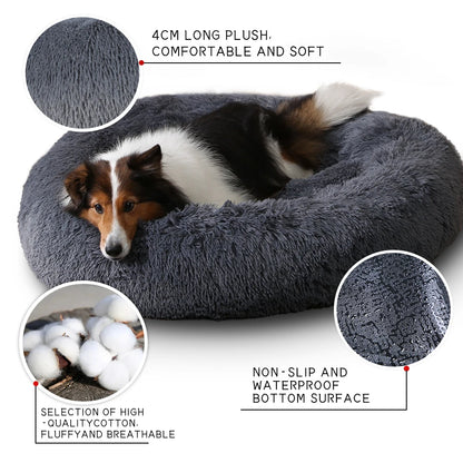 King Dog Bed Sofa Basket Dog Beds Fun Washable Removable Dog House Long Luxe Plush Outdoor Large Pet Cat Dog Bed Warm Mat Sofa