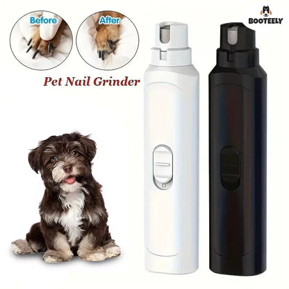 BOOTEELY Pet Nail Grinder Dog Cat Battery Model Nail Trimmer Large and Small Dogs Nail Clippers Pet Grooming Tools