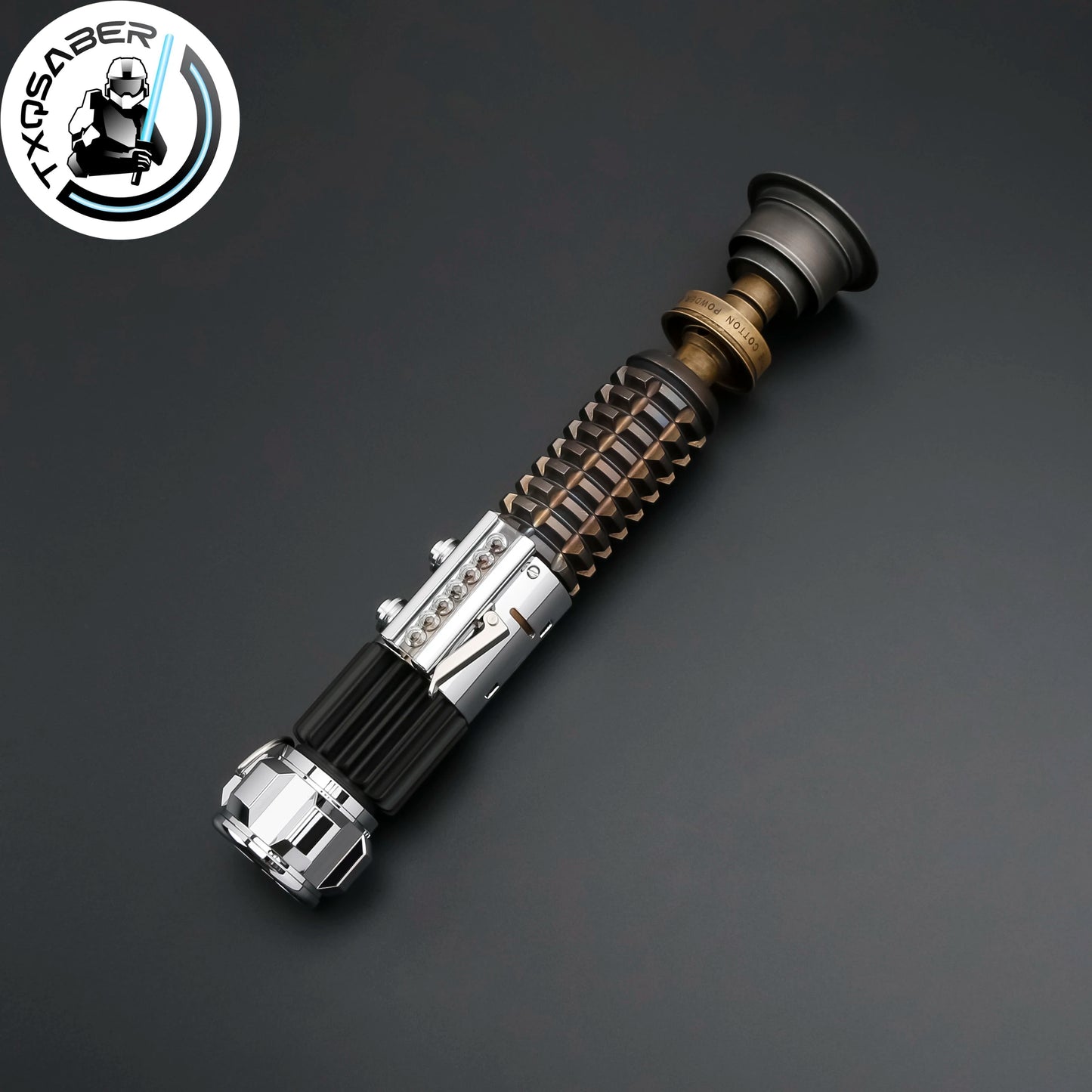 2025  Replica Lightsaber Obi-Wan EP4 no Blade Pixel Metal Hilt FOC Blaster Smooth Swing Light Saber for Adult Cosplay Toys