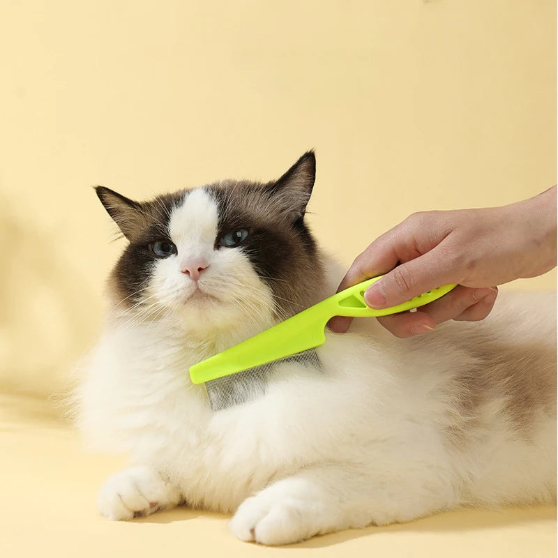 Pet Flea Comb Dog Cat Grooming Care Comb Cat Hair Removal Massage Comb Pet Grooming Portable Tools