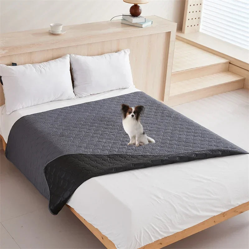 Plaid Bedspread Mattress Cover on The Bed Breathable Kids Pets Mattress Protector Covers Dog Cats Bed Mat Beds Sheet Pad