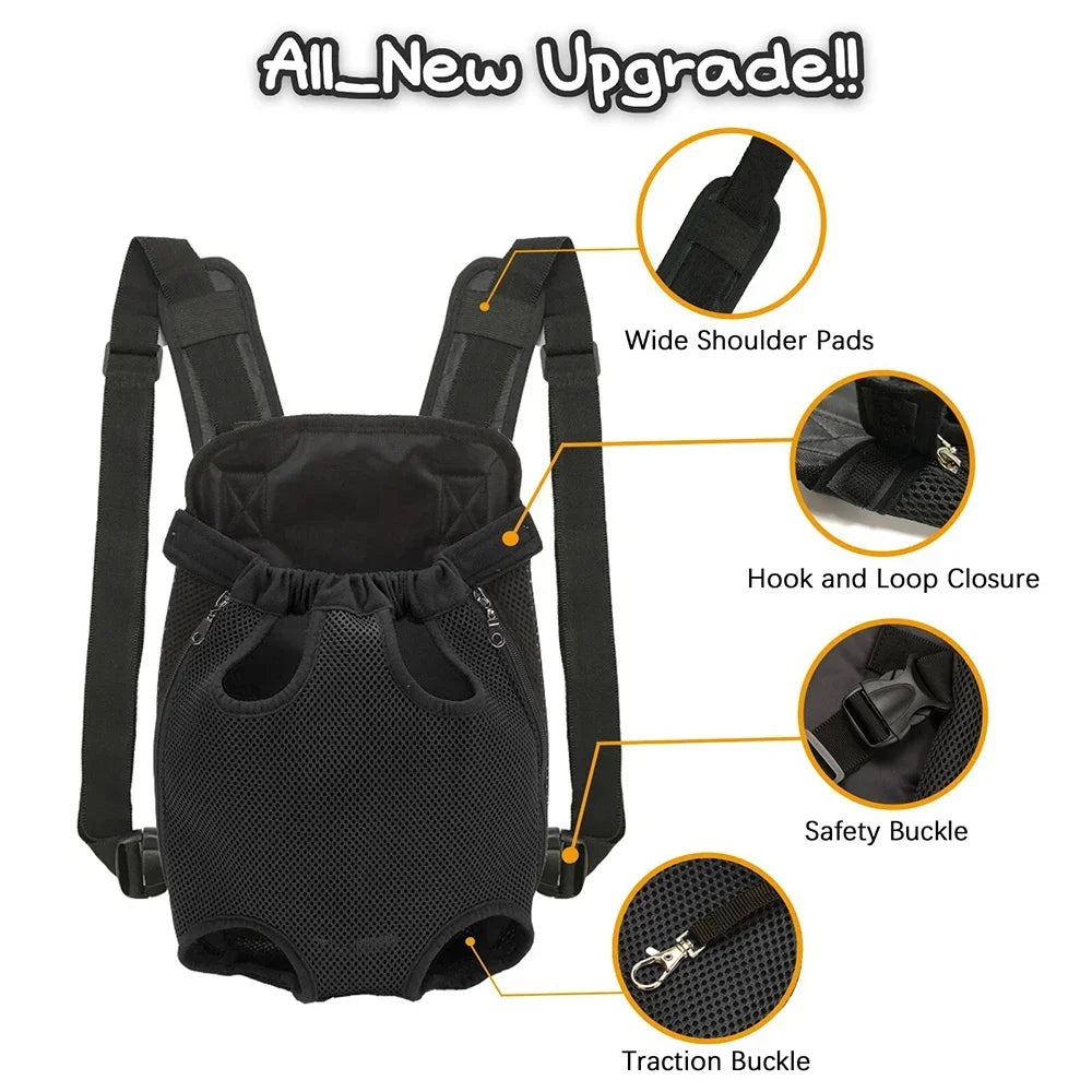 New Outdoor Dog Bag Camouflage Breathable Backpack for dog Travel Puppy carrier Transport Vehicle Pet  Mesh Dog Carrying Bag