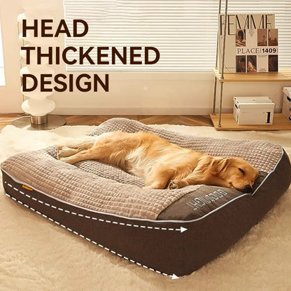 Large Space Pet Dog Bed Soft Warm Pet Nest Kennel for Small Medium Large Dogs Removable Pet Sleeping Sofa Bed Pet Accesories