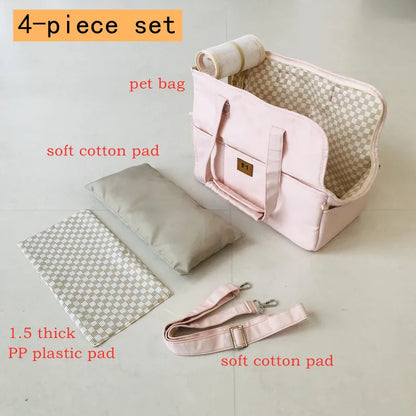 Portable Pet Cat ShoulderHandbag Pet Dog Carrier Bag Car Seat Nonslip Dog Carriers Safe,Puppy Cat Pet Bed Chihuahua Pet Products