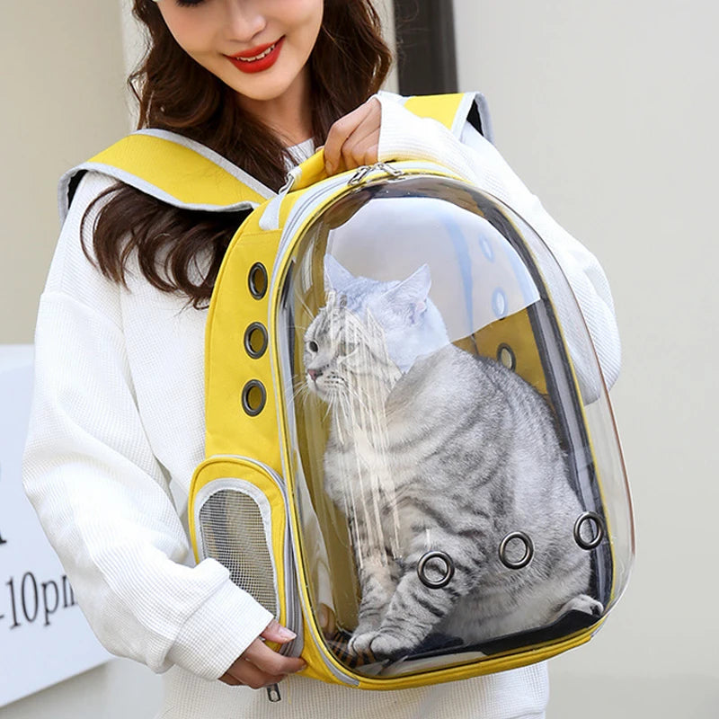 cats bag space design, Pet Carriers Dog pet backpacks portable transparent space capsules Soft Side Backpack  Travel Bags Outgoing cat supplies