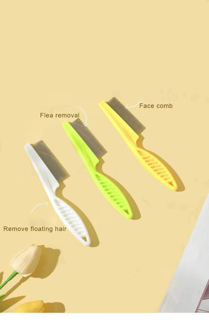 Pet Flea Comb Dog Cat Grooming Care Comb Cat Hair Removal Massage Comb Pet Grooming Portable Tools