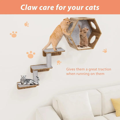 Cat Scratching Mat DIY Self-Adhesive Trimmable Carpet Cat Scratching Post Carpet for Anti-scratching Sofa Furniture Protection