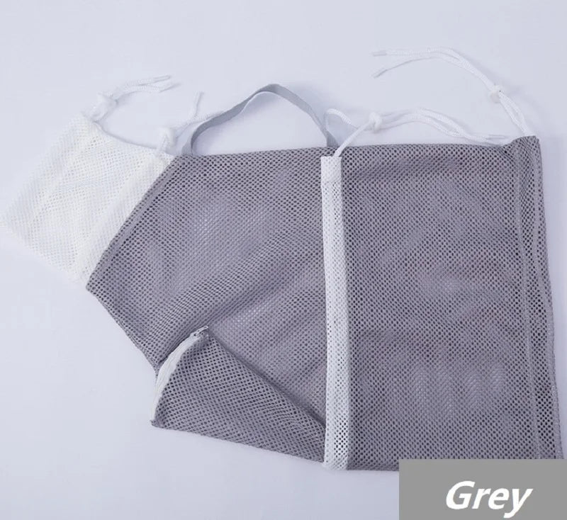 Cat Grooming Shower Bag Mesh Polyester Wash Mesh Bags Adjustable Cats Restraint Bag Prevent Scratching For Bathing Nail Trimming