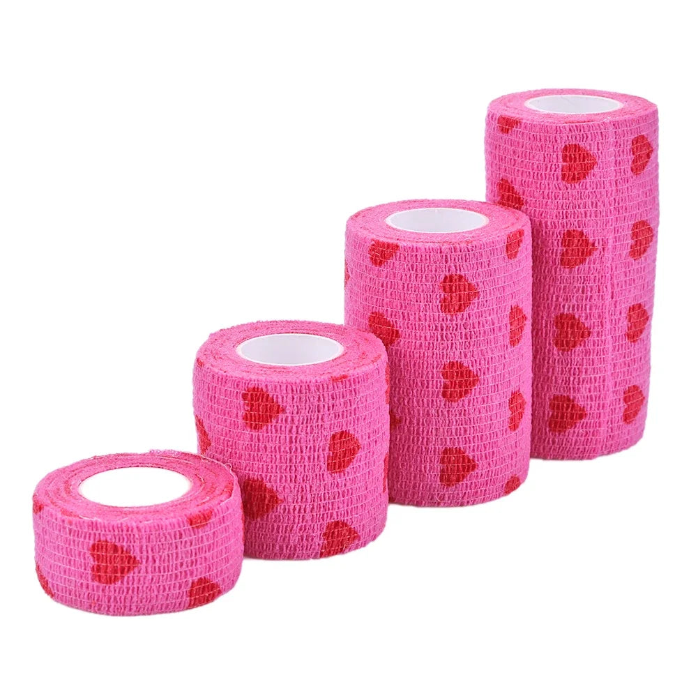 2/5/10Pcs Self-adhesive Elastic Bandage for Pet Dog Cat Leg Cover Protector Strap Medical Bandage Non-woven Cohesive Bandage