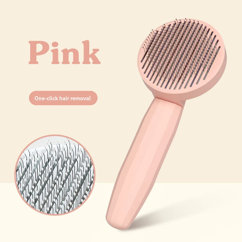 Cat Hair Cleaning Dematting Brush Comb Dog Hair Removal Brush Cat Grooming Tool Dog Hair Shedding Trimmer Needle Comb