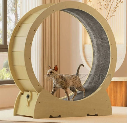 Pet Cat Treadmill Integrated Roller Pet Toys Supplies Cat Exercise Climbing Frame Silent Pet Fitness Anti Pinch Running Wheel