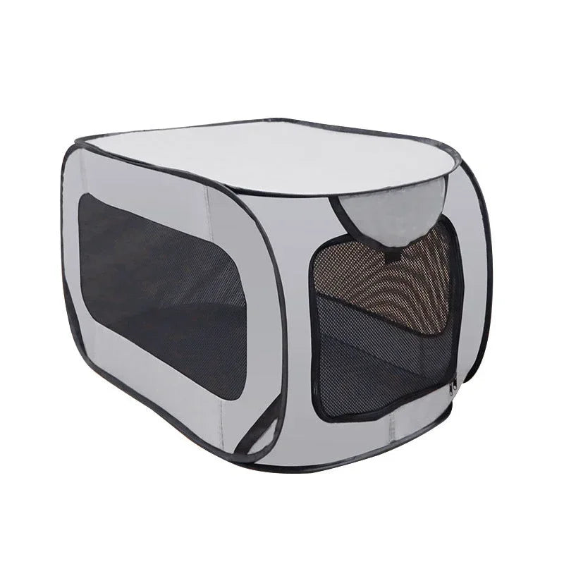 DOGS BOX, Portable Large Dog Bed Pop Up Dog Kennel Indoor Outdoor Crate for Pets Car Seat Kennel Cat Bed Collection Dog Car Accessories