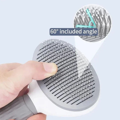 Self-cleaning Pet Hair Remove Comb Cat Slicker Brush Pet Hair Removal Comb For Cats Grooming Brushes Dog Combs Cat Accessories